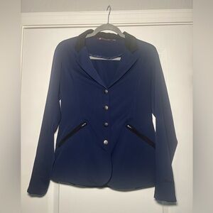 Kathryn Lily Navy and Black Show Jacket Womens Size Small